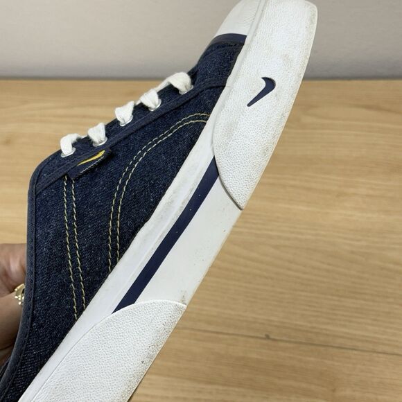 Y2k Nike Hermosa Slip On Denim Mule Shoe Women Size 8 Platform Punk Hip-Hop Vtg - Picture 8 of 15